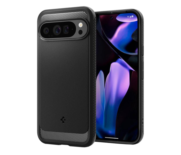 SPIGEN Rugged Armor do Google Pixel 9 Pro XL Matte Black ACS07719 - 1290855 - zdjęcie